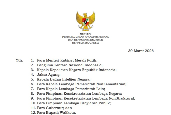 SE MENPAN RB NOMOR 3 TAHUN 2026